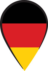 German Flag Pin
