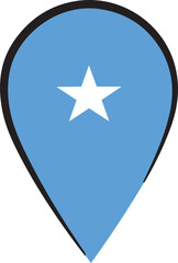 Somali Flag Pin