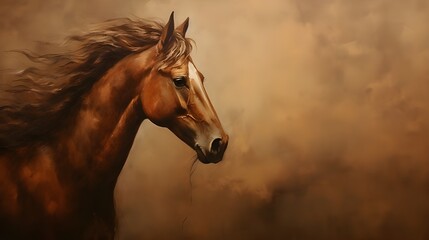 Fototapeta premium portrait of a horse