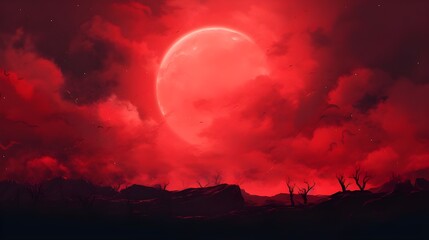 Obraz premium sunset in the desert