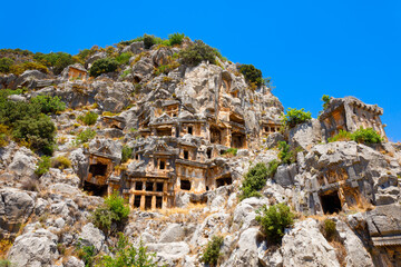 Myra ancient city ruins in Demre, Turkey