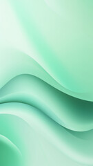 Fototapeta premium Abstract green wave pattern background