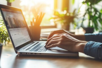 Person Browsing Real Estate Listings on Laptop