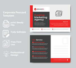 Creative Postcard Design Corporate Template