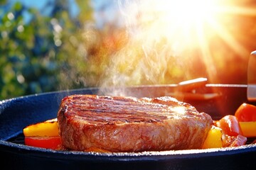 Male Restorer in Mid-30s Restoring Vintage Furniture in Sunlit Outdoor Workshop, Surrounded by Nostalgic Elements