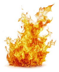 PNG Bright flame dancing in the dark night sky