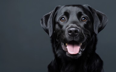 Fototapeta premium Dog Portrait studio light and background.