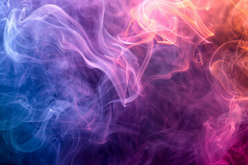 Fototapeta premium A colorful smokey background with purple, blue and orange colors