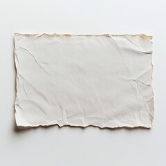 Obraz premium Crumpled Blank Paper Background for Creative Designs