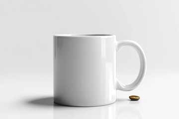 Obraz premium Coffee Mug Mockup on Isolated Background created with Generative AI