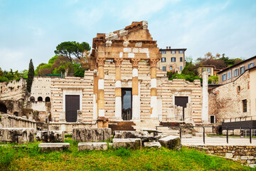 Capitolium in Roman forum, Brescia