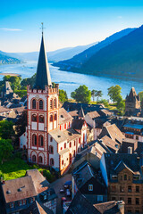 Bacharach old town in Germany