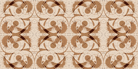 Seamless pattern on materials, for use in graphics