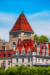 Obraz premium Chateau Ouchy Castle in Lausanne