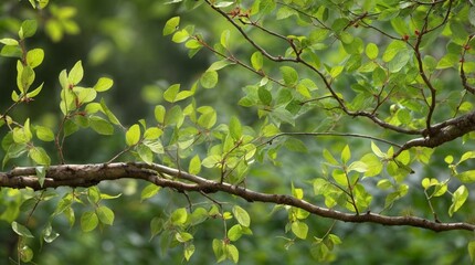 The weaving branch is green.