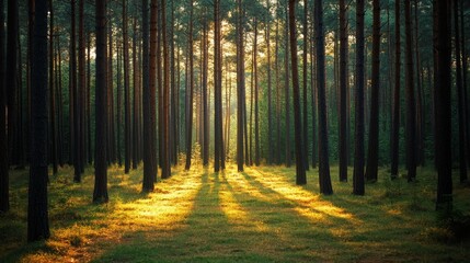 Fototapeta premium Serene Tropical Paradise with White Sand Beach, Palm Trees, and Crystal-Clear Water