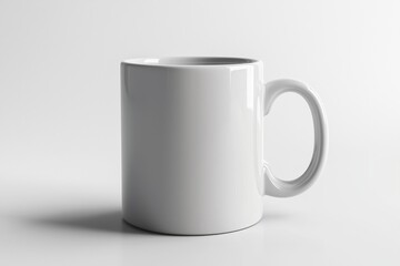 Fototapeta premium Coffee Mug Mockup on Isolated Background created with Generative AI