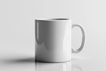 Fototapeta premium Coffee Mug Mockup on Isolated Background created with Generative AI
