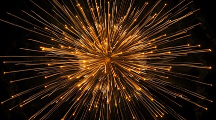 Starburst Fireworks: A stunning starburst fireworks display, representing celebration and festivity. 
