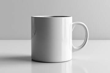 Obraz premium Coffee Mug Mockup on Isolated Background created with Generative AI