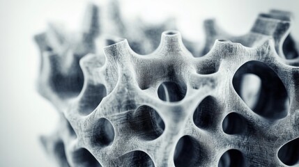 Abstract Close-Up of Intricate Textured Structure