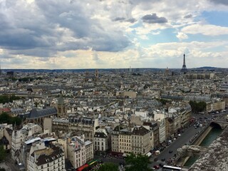 city aerial view