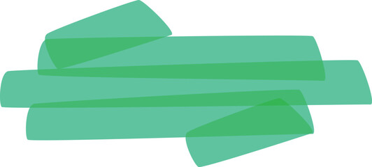 Obraz premium Simple abstract background with a green transparent shape design