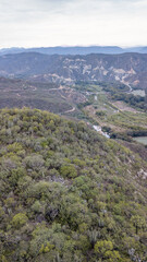Naklejka premium Aerial view of the Barranca de Metztitlán National Biosphere Reserve in Mexico