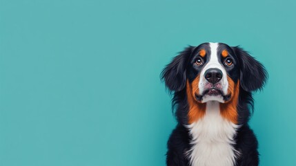 Bernese Mountain Dog Portrait