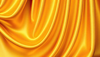 luxurious golden silk fabric texture elegant background banner decoration