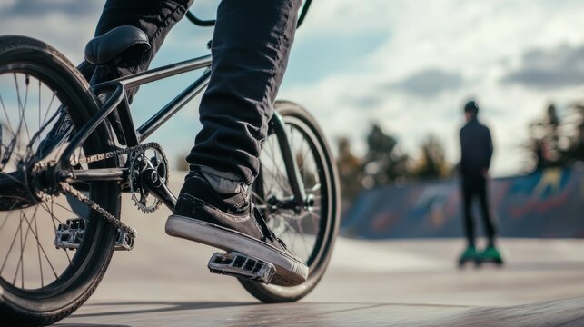 Action Sports Enjoyment at the Skatepark