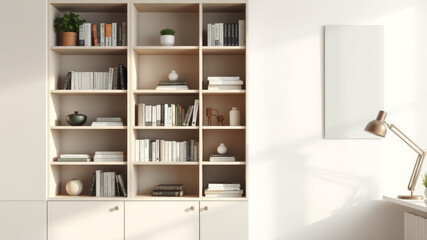 Moderne minimalistische Wohnraumgestaltung

