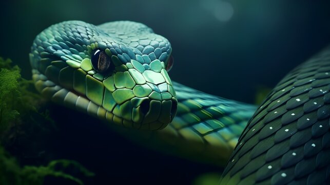 snake in the night