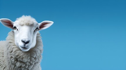 Fototapeta premium sheep on sky