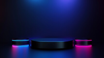 robotic podium for product.