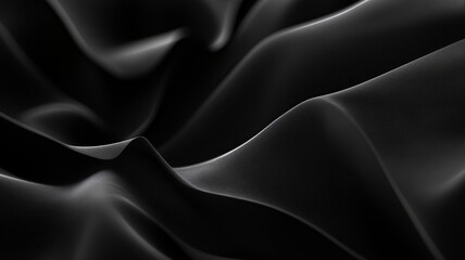 Fototapeta premium Monochromatic black abstract background with various textures, creating a visually engaging and dynamic composition. Simplicity and minimalism through tonal variation and texture.