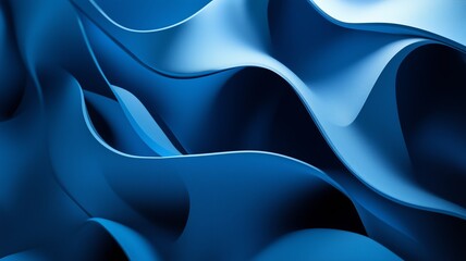 Obraz premium Monochromatic blue abstract background with various textures, creating a visually engaging and dynamic composition. Simplicity and minimalism through tonal variation and texture.