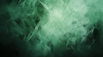 Monochromatic green abstract background with various textures, creating a visually engaging and dynamic composition. Simplicity and minimalism through tonal variation and texture.