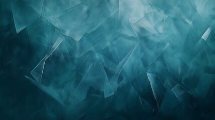 Obraz premium Monochromatic teal abstract background with various textures, creating a visually engaging and dynamic composition. Simplicity and minimalism through tonal variation and texture.