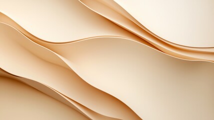 Monochromatic beige abstract background with various textures, creating a visually engaging and dynamic composition. Simplicity and minimalism through tonal variation and texture.