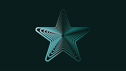 Obraz premium Abstract spiral round mandala style vortex spinning background.