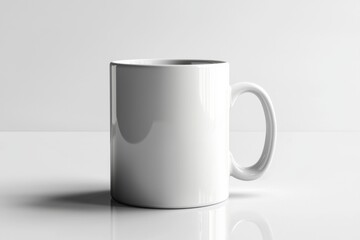 Fototapeta premium Coffee Mug Mockup on Isolated Background created with Generative AI