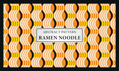 Abstract Pattern ramen noodle