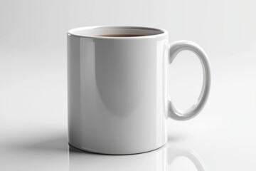 Obraz premium Coffee Mug Mockup on Isolated Background created with Generative AI
