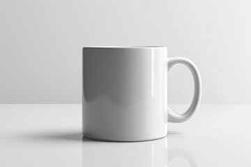 Coffee Mug Mockup on Isolated Background created with Generative AI