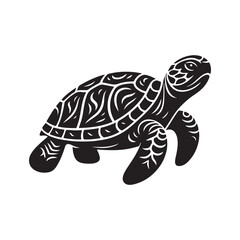 Stunning Turtle Silhouette Vectors for Graphic Design Projects