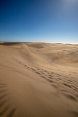 Maspalomas dunes on Gran Canaria, Canary Islands, Spain
