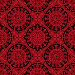 Pattern with crochet granny square wallpaper handmade decorative art design print 