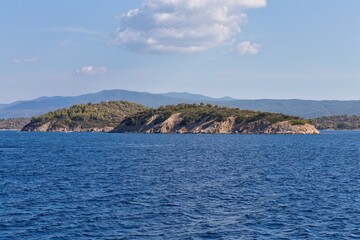 Naklejka premium the coast of the region sea On the Sithonia peninsula - Greece