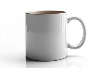 Obraz premium Coffee Mug Mockup on Isolated Background created with Generative AI